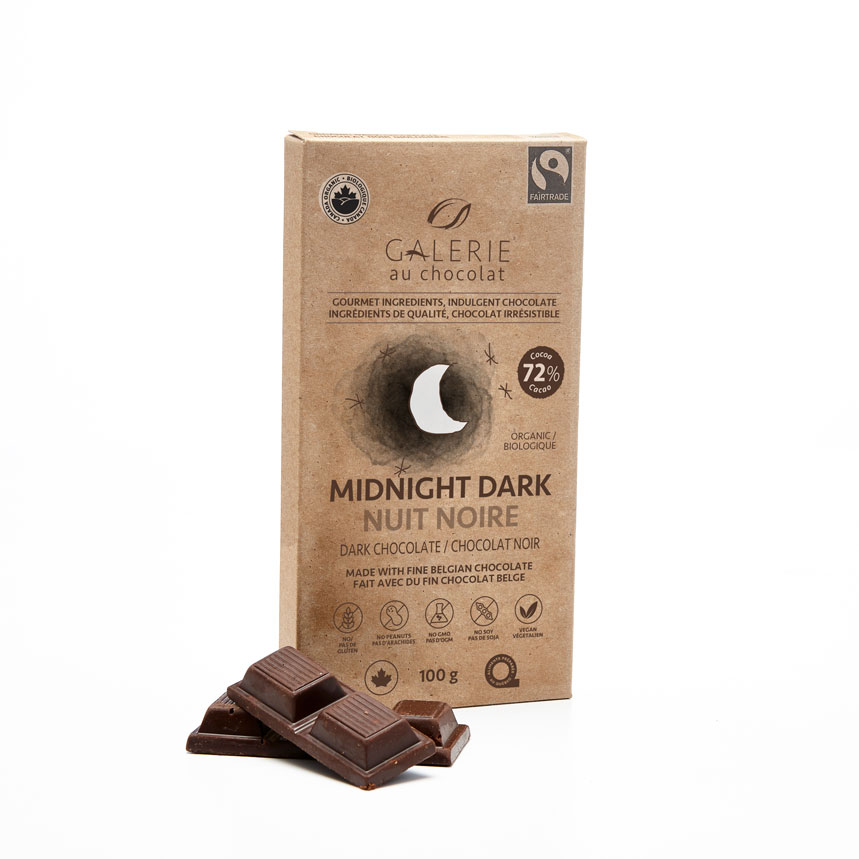 Fairtrade - Dark Chocolate 72% Midnight Dark